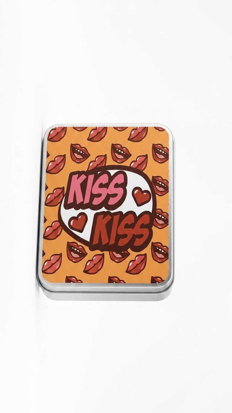 آینه جیبی یک طرفه طرح kiss